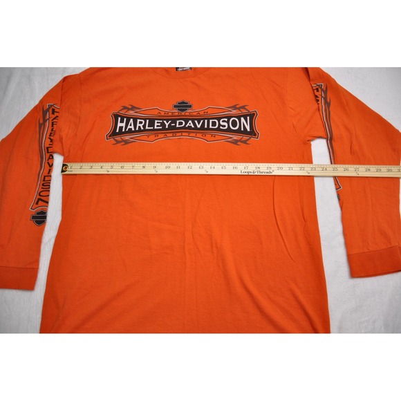Harley-Davidson Shirt Mens XL Long Sleeve Javelina Boerne Texas Motorcycle - Picture 8 of 10